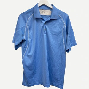 NIKE Golf Dri-Fit Men's Blue Polo Shirt M‎